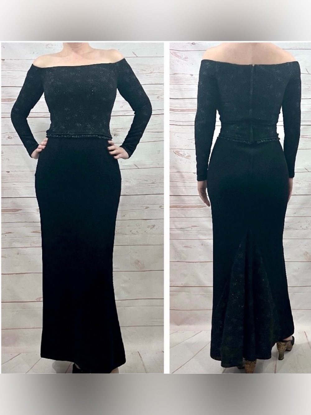 Vintage Y2K Scott McClintock Petite Formal Evening Dress